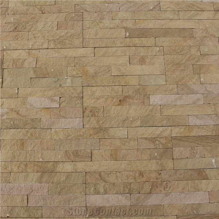 Sandstone Culture Stone Elevation Exterior Outside Wall Tile Tv Background Wall Tile Front Wall Design