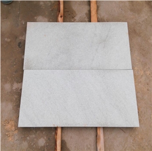 White Sandstone Tiles Machine Cut to Size Honed Surface for Walls and Floor Covering