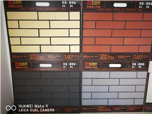 Manufacture Price Hotel Project Using Exterior Wall Cladding Brick Stone Looks Ceramic Tiles