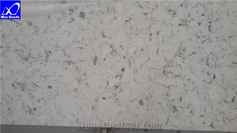 Artficial Serra Lf-V001 Quartz Stone Slab for Back Splash,Kitchen,Bathroom ,Vanity Countertop
