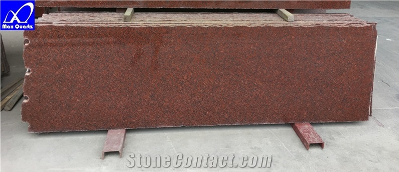 India Red,Ruby Red Granite is a Medium Grain, Dense; Deep Red Color with Dark Grains Intrusive Igneous Rock Which is Granular and Phaneritic