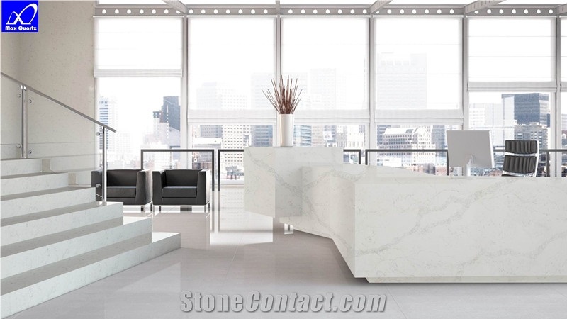 Nu Stone Quartz Kitchen Countertop Engineered Stone Worktops for Multifamily Projects