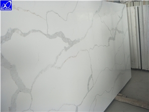 Quartz Calacatta Statuario Stone Slabs, Calacatta White Marble,Tiles Engineered Stone,Artificial Stone Slabs for Hotel Kitchen,Backsplash Walling Panel