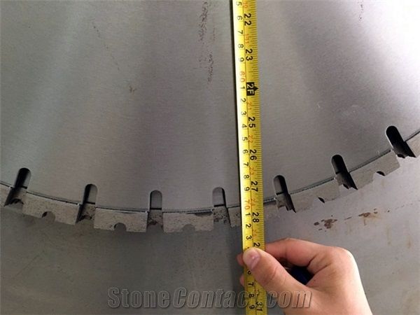 Laser-Welded Diamond Saw Blades for Cutting Marbles and Granites
