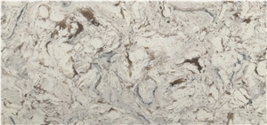 Artificial/Engineered Quartz Stone/Slabs,Cambria Color, Brown, White, 2cm,3cm,Gt9621