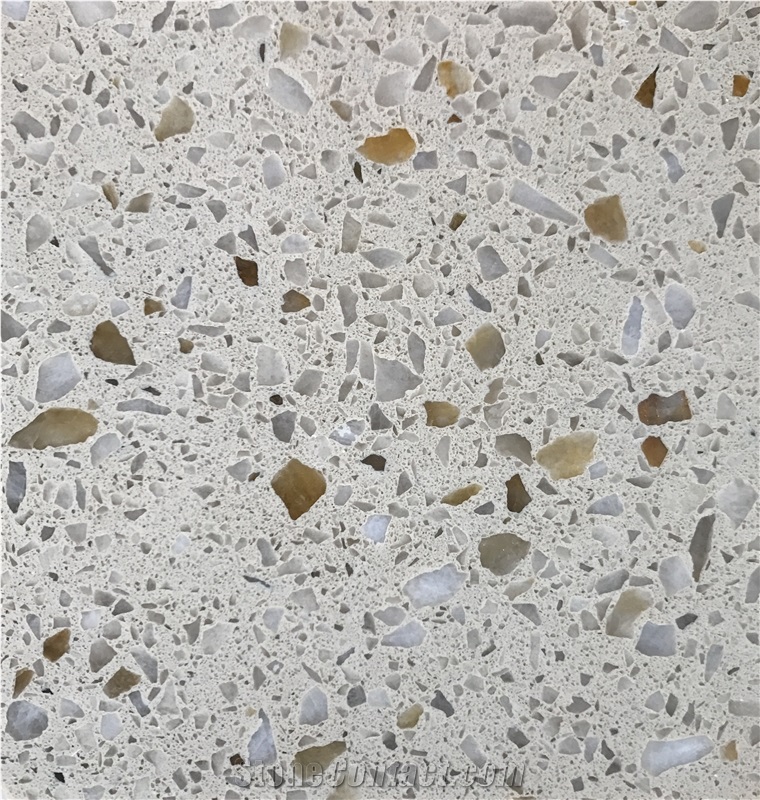 White,Beige, Artificial/Engineered Quartz Stone/Slabs,Single Colors, Quartz Particles, Muti Colors, 1.5cm, 2cm,3cm,Gt1837
