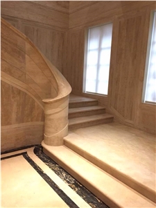 Pierre De Beaunotte - Beauval Limestone Staircase
