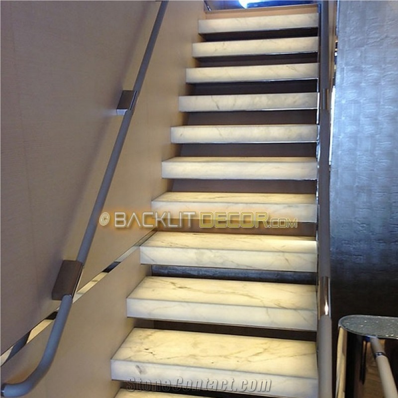 Illuminated Commercial Stair Risers