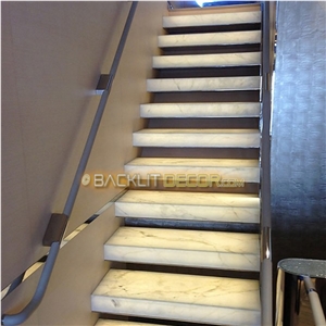 Illuminated Commercial Stair Risers