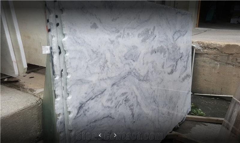 New Material White Storm Marble Slabs