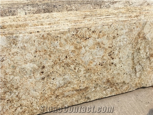 Colonial Gold Slabs & Tiles, India Yellow Granite