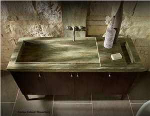 Corian Rosemary Solid Surface Vanity Top