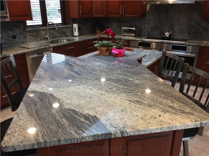 Scottish Meadow Granite Kitchen Top from United States - StoneContact.com