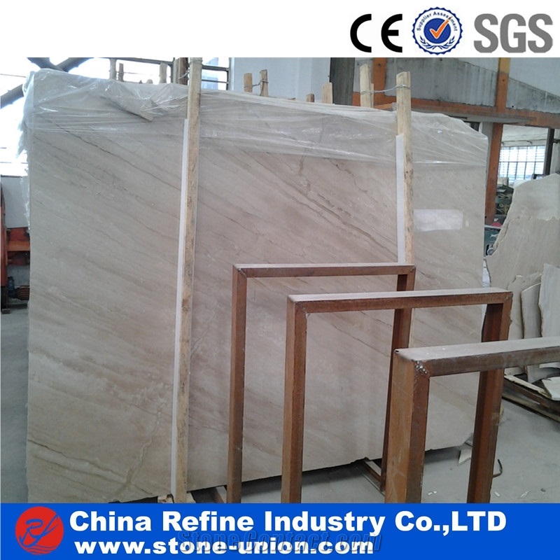 Cheap Dino Beige Marble Polished Slabs, Tiles for Wall, Floor Covering, Natural Building Stone Decoration for House Interior Project, Beige Marble
