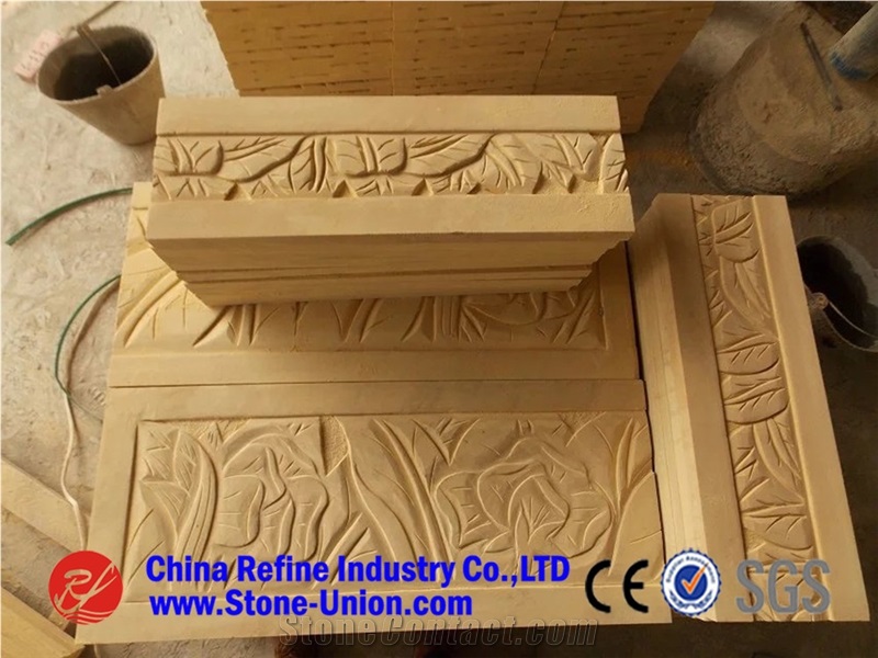 Cheaper Golden Sandstone Mushrooms&Mushroom Stone Splitter,Decorative Stone Wall Panel,Sichuan Natural Split Sandstone Walling Mushroom