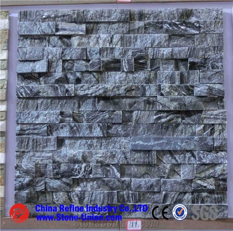 Cheaper White Quartzite Cultured Stone Thin Stone Veneer& Pure White Wall Cladding Panel & Exterior Culture Stone 60X15cm &White Ledgestone