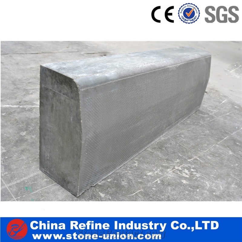 Chinese G341 Granite Kerb Stone, China Cheap Grey Granite Kerbstone,,Lowest Price Granite,Rough Picked,Flamed Paving Curbs, Road Stone for Building