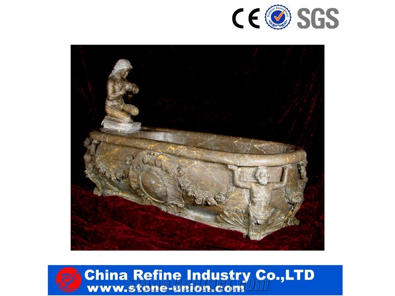 Freestanding Bathtub for Sale, Granite Bathtub Carving Stone from China, Bathtubs, Stone Bathtubs