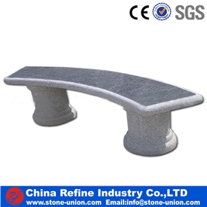 Grey Granite Stone Bench,China Grey Granite Garden Outdoor Bench,Chinese Polished Grey G654 Granite Bench , Outdoor Furniture , Stone Garden Bench
