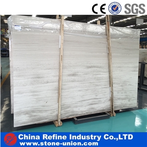 Honed Marble Slabs,Wooden Marble, White Wood Grain Marble, Wooden Vein White Marble Honed Slabs, Flooring Tiles,Wooden Grain Tiles for Bathroom Wall