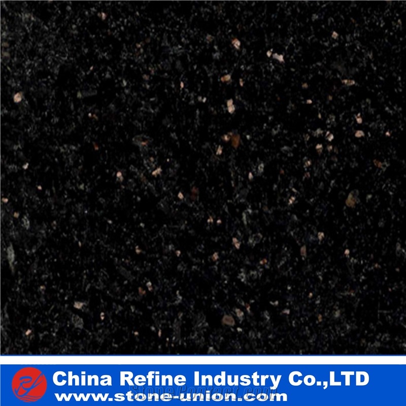 India Nero Black Star Gold Galaxy Granite Polished Slab Floor Tiles, Natural Stone, Wall Cladding Panels, Black Galaxy Granite Tiles & Slabs