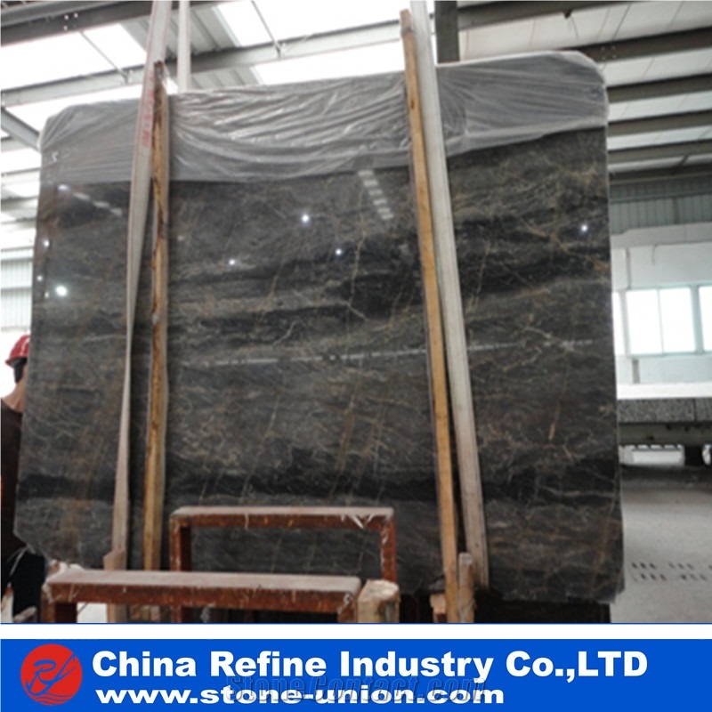 Leopard Skin Flower Marble Slab, China Grey Marble,Leopard Grey Marble Slabs & Tiles,Leopard Marbletiles & Slabs & Cut-To-Size for Wall Cladding