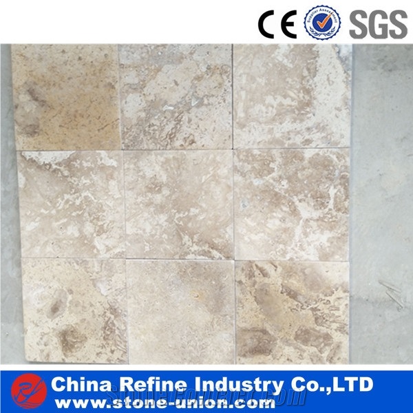 Light Coffee Travertine Slabs & Tiles, China Brown Travertine,Polished Light Travertine Marble Coffee, Floor & Wall Cladding Covering, Natural Stone