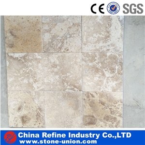 Light Coffee Travertine Slabs & Tiles, China Brown Travertine,Polished Light Travertine Marble Coffee, Floor & Wall Cladding Covering, Natural Stone