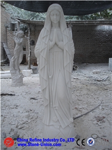 Natural White Marble Sculpture/Statue, White Marble Statues, Cheap Western Statues,White Marble Statue Of Virgin Mary