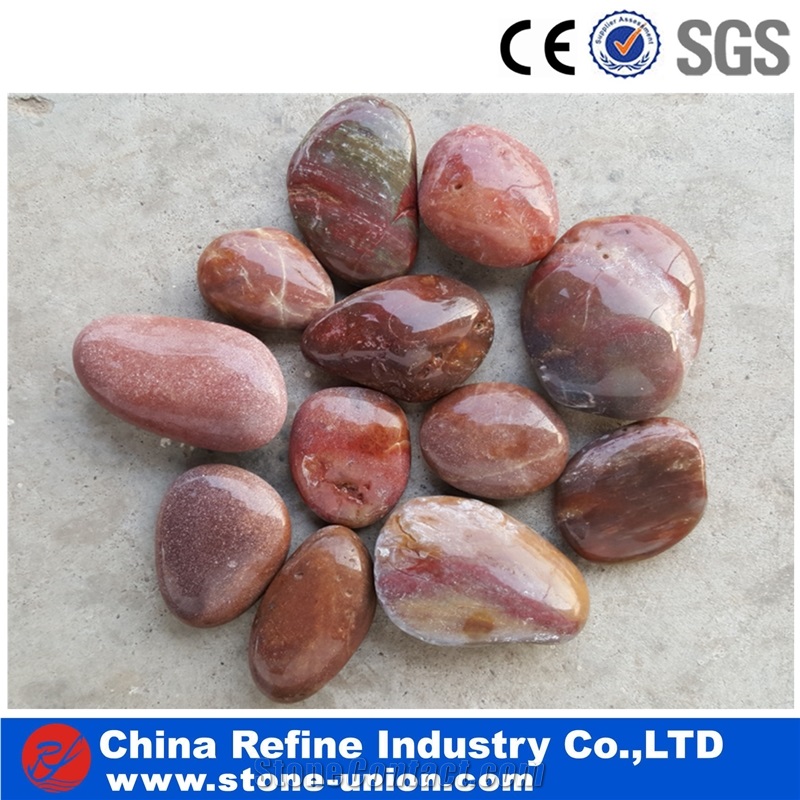 Nature Polished Pebble River Stone,Hot Sale Colorful Polished Pebble Stone in Stock,China Manufacturer River Stones, Black Pebbles