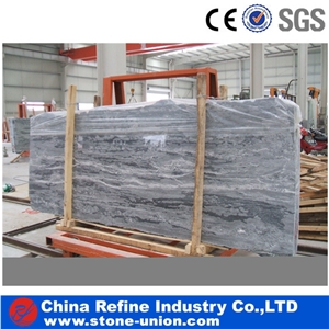Red Line Hang Grey,Hang Grey Marble Polished Tile, China Grey Marble Cut to Size Wall Panel Pattern Tiles,Floor Covering Skirting,Hotel Lobby Walling