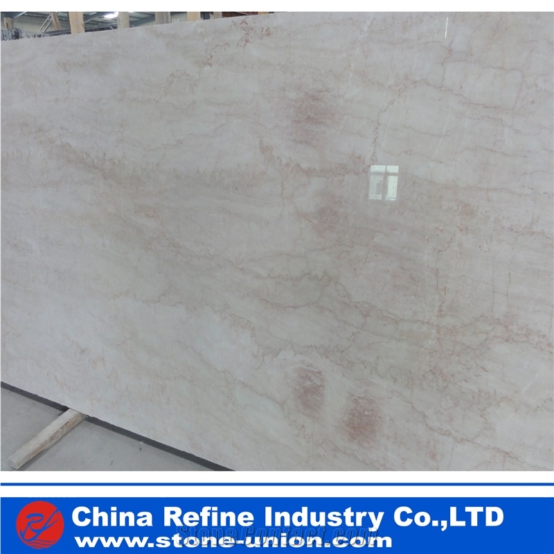 Rose Beige Polished Marble Floor Wall Tiles, Natural Building Stone for Interior Decoration Use, with Red Veins,Rossa Beige Rose Pink Beige Marble