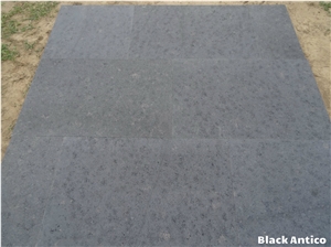 Black Antico Slabs & Tiles, R Black Granite Slabs & Tiles