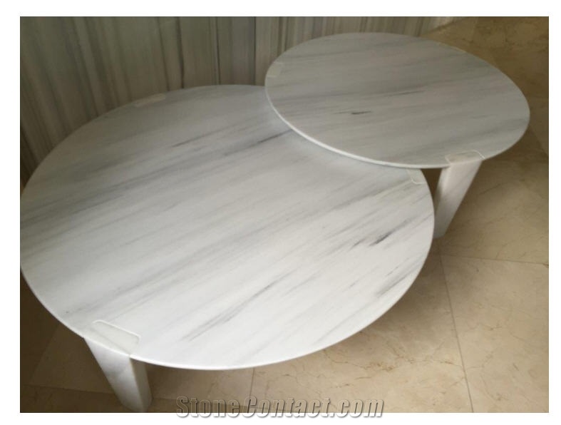 Kenya White Marble Table Top