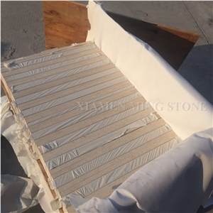 Beige Limestone Honed Slab Tile,Cream Coral Sea Shell Stone Machine Cut Panel for Building Exterior Wall Cladding Tiles