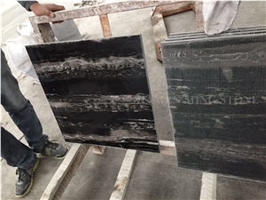 Black Silver Dragon Marble Slabs Polished, China Nero Emperador Marble Machine Cut Tile Panel Skirting Wall Covering,Hotel Floor Paving Pattern