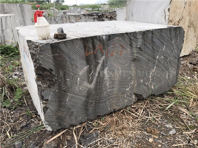 China Brown Port Laurent Marble Block,Marron Marquina Marble Rocks