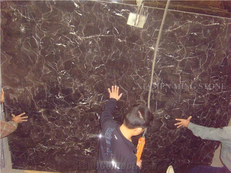 China Dark Emperador Irish Brown Marble Slabs Tiles,Polished Machine Cut Panel for Walling,Interior Floor Covering Stone