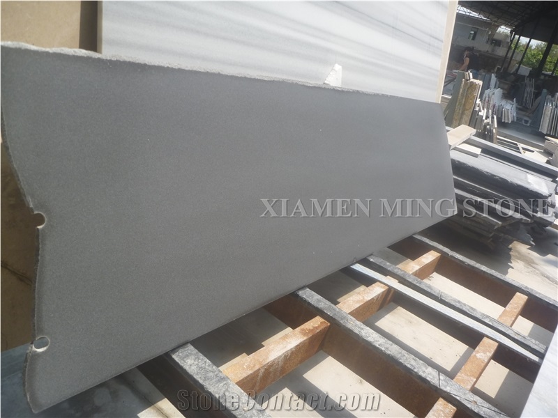 China Honed Imperial Grey Quartzite Slabs Tiles Cut to Size,Pure Gray Stone Panel for Countertop Wall Cladding,Floor Covering