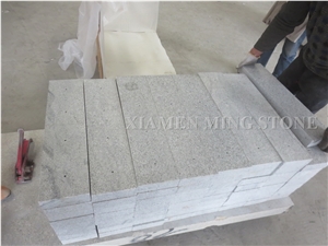China Viscont White Granite Cube Stone Paver Set Exterior Cobble Stone Garden Paving,Landscaping Walkway Road Stone Pavers