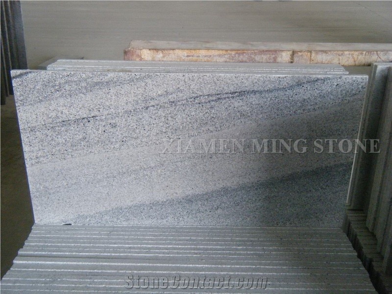 China Viscont White Granite Grey Vein Viskont Slabs Panel Tile,Shanshui White Juparana Granite Honed Building Wall Cladding