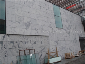 China Viscont White Granite Tile Panel Slabs,Shanshui White Granite Machine Cut for Building Exterior Wall Cladding