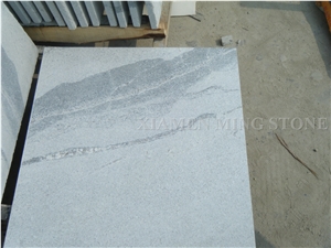 China Viscont White Juparana Granite Tile,Landscape Grey Vein Viskont Swimming Pool Surround,Shanshui White Granite Tiles Floor Deck Paving