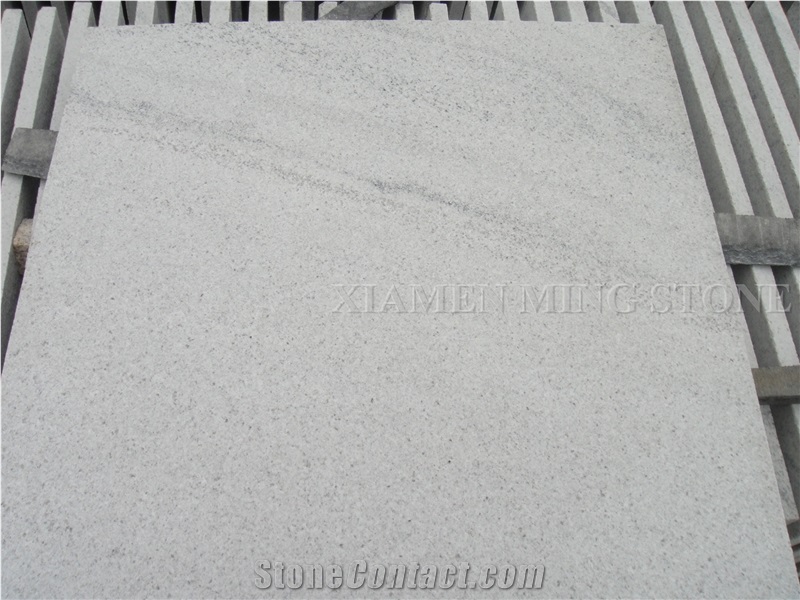 China Viscont White Juparana Granite Tiles, Grey Vein Viskont Swimming Pool Surround,Shanshui White Granite Tiles Floor Deck Paving
