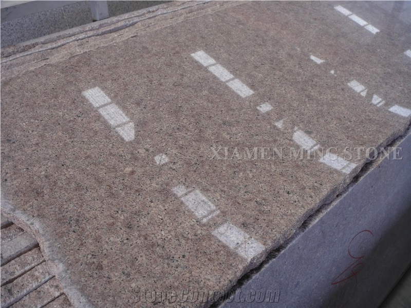 Discount Price G611 Pink Granite Cherry Red Granite Tile Formosa Red Granite for Wall Cladding Panel,Airport Floor Covering Pattern Villa Exterior