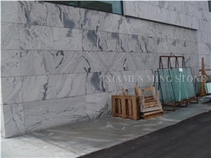 Factory Price China Viscont White Granite Tile Panel Slabs Tile,Shanshui Landscaping White Granite Machine Cut for Building Wall Cladding Material