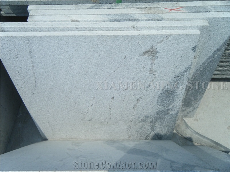 Flamed Viscont White Granite Grey Vein Viskont Slabs Panel Tile,Shanshui White Juparana Granite Cut to Size Building Floor Covering