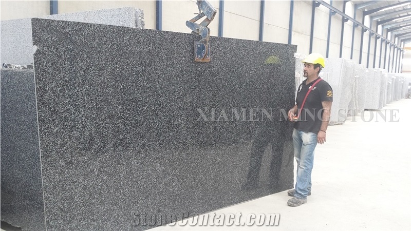 G654 Nero Impala Sesame Black Granite Tile Slabs Polished Machine Cut to Size Wall Cladding,Floor Covering,Exterior Walling Pattern Tile