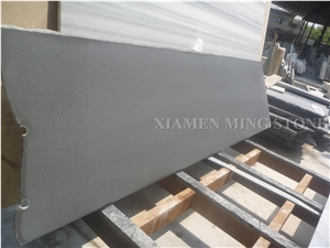 Honed China Imperial Grey Quartzite Slabs Tiles Cut to Size,Pure Gray Stone Panel for Countertop Wall Cladding,Floor Covering