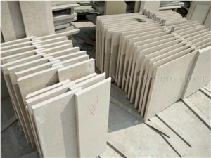 Honed Portugal Beige Rose Cream Limestone Tiles Slabs,Machine Cut Coral Stone for Villa Building Wall Cladding,Flooring Limestone Wall Tiles Covering